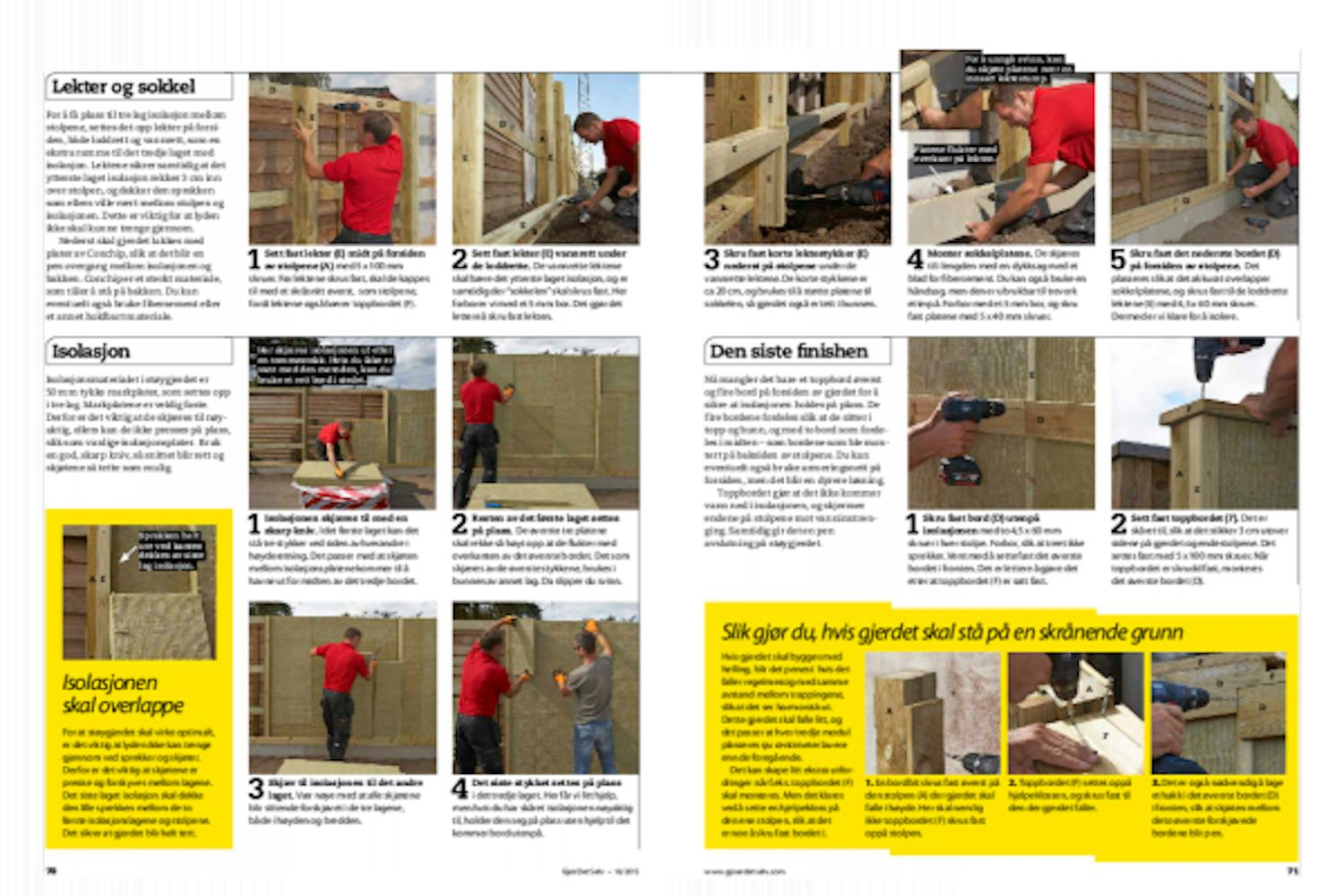 Bygge støyskjerm Bygge støyskjerm